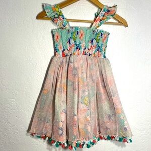 WILDFLOWERS CLOTHING Daydream Believer Pixie Dust Dress EUC Girls size 8